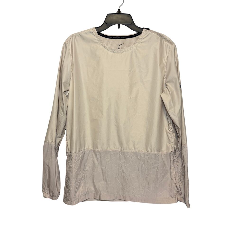 Nike Men's Running Division Crew Jacket‎ in Desert Sand - Size M
